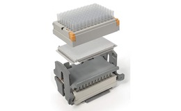 Genevac heat transfer plates provide a snugly fitting insert beneath the microplate
