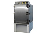 Front-loading rectangular autoclaves are custom-built