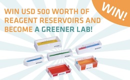 INTEGRA Biosciences is giving away environmentally-friendly reagent reservoirs to 30 lucky participants in an exciting prize draw
