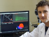 Dr Pawel Stelmachowski of the Jagiellonian University in Krakow, Poland with his NanoSight LM10 NTA