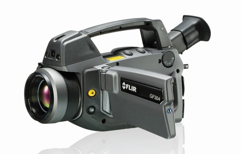 The FLIR GF304 thermal imaging camera