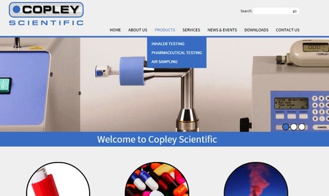 Copley Scientific website