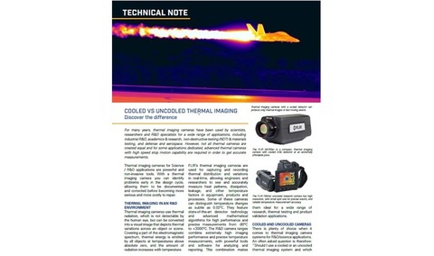 Flir Systems' latest technical note