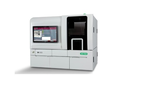 IH-500 is a fully automated random access system for blood typing and screening